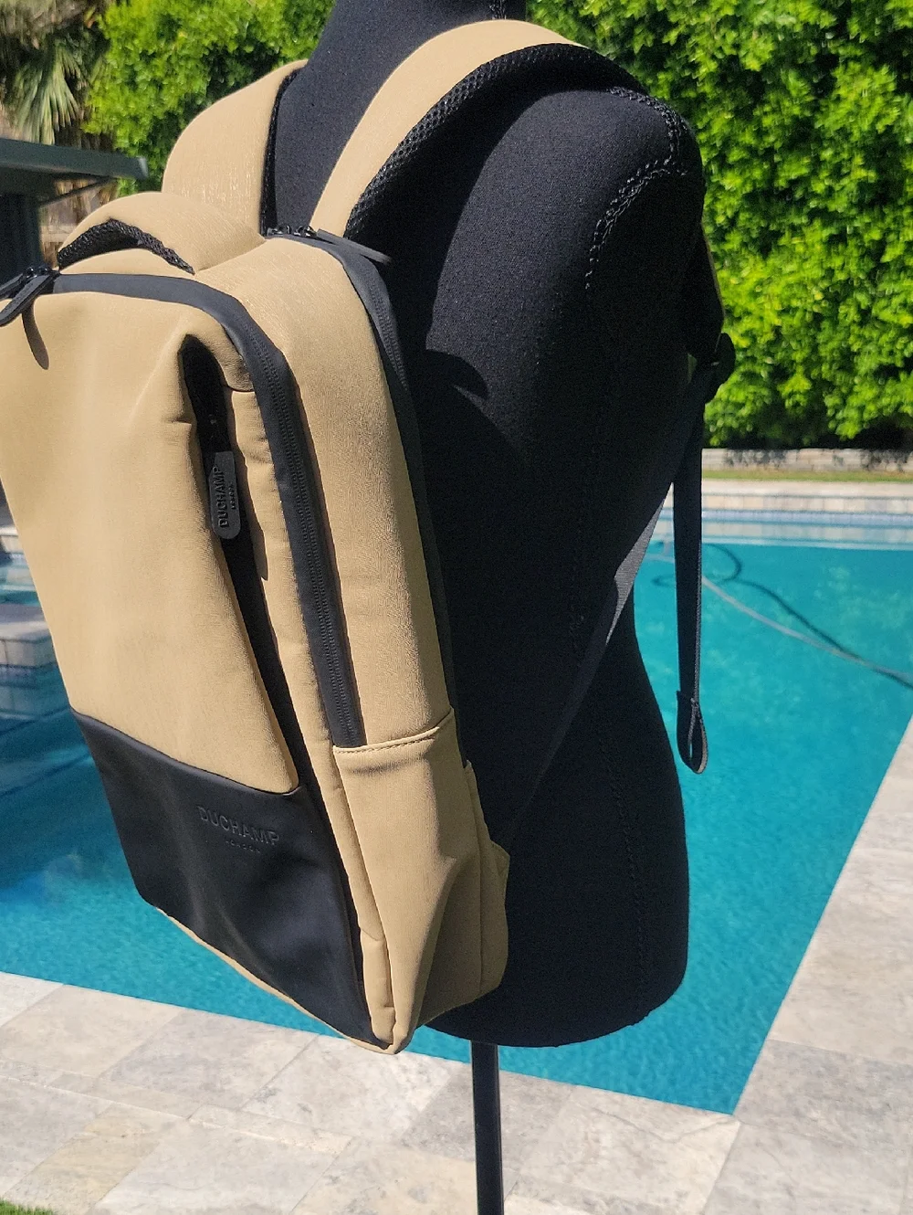 Duchamp Rubberized Snow Minimalist Laptop Backpack